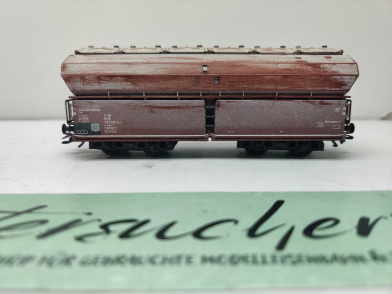 Märklin H0 AC 583 0 0101-7 Großraumgüterwagen / Braun / gealtert / DB