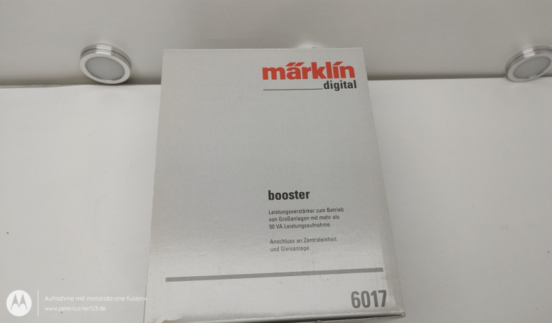 Märklin 6017 Booster Leistungsverstärker für mehr als 50VA