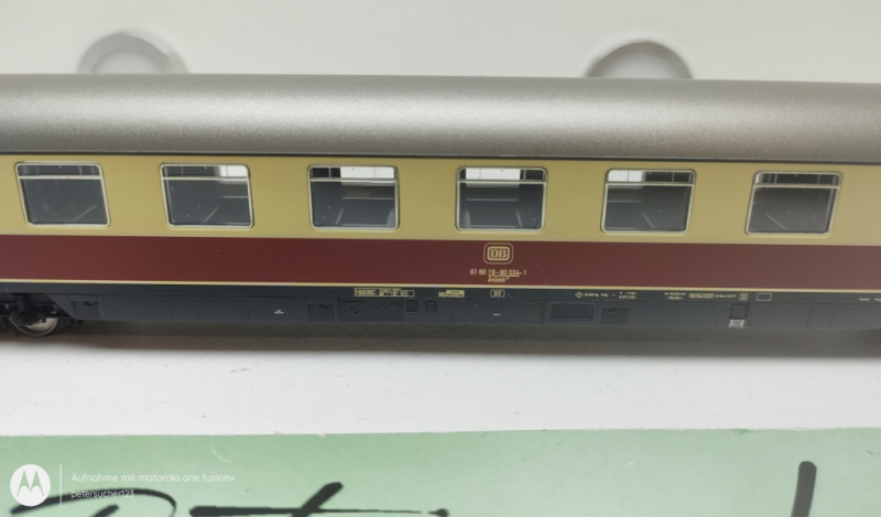 Märklin H0 AC 43855 Schnellzug-Abteilwagen 1.Kl. / DB / OVP