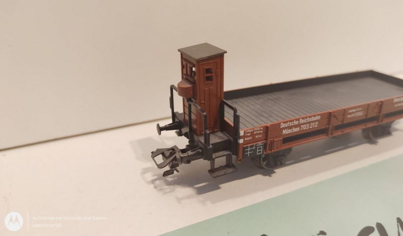 Märklin H0 AC 67901 1x Niederbord m Brmshs aus Set "Gleisbauzug" / NEM / DRG
