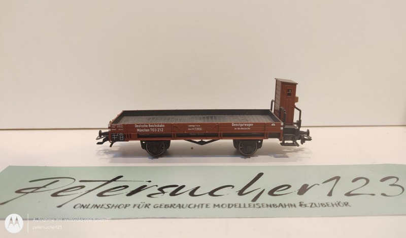 Märklin H0 AC 67901 1x Niederbord m Brmshs aus Set "Gleisbauzug" / NEM / DRG