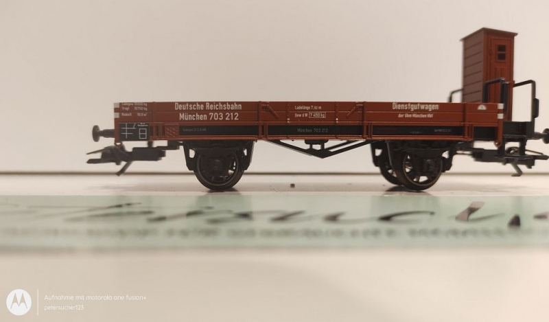 Märklin H0 AC 67901 1x Niederbord m Brmshs aus Set "Gleisbauzug" / NEM / DRG