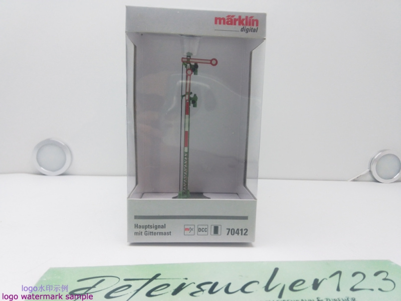 Märklin H0 AC 70412 Hauptsignal mit Gittermast/ Mfx / DCC / OVP