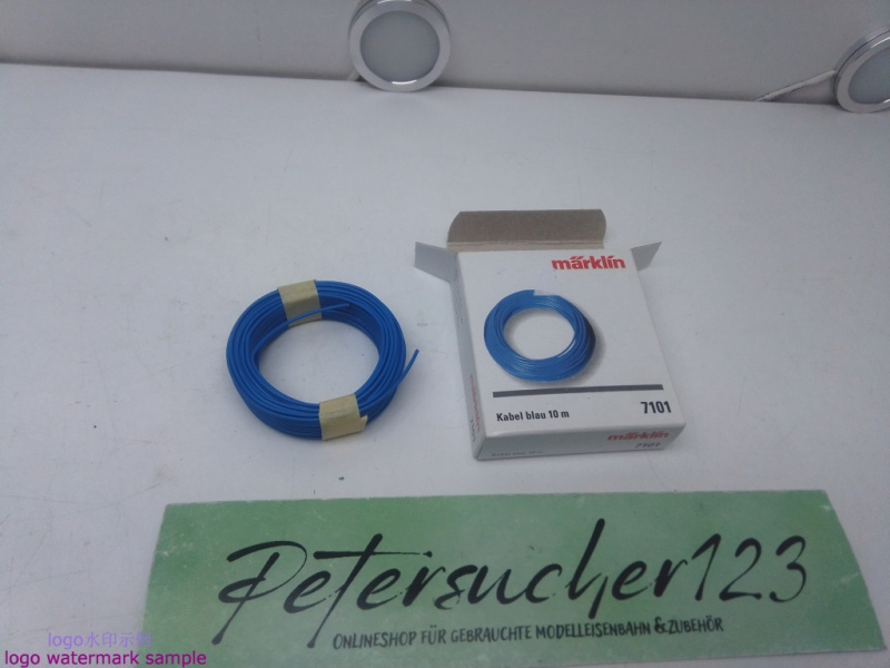 Märklin  7101 Kabel Blau 10 Meter / OVP