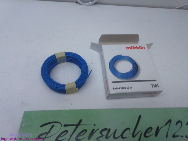 Märklin  7101 Kabel Blau 10 Meter / OVP