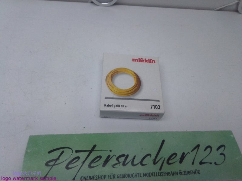 Märklin  7103 Kabel Gelb 10 Meter   in OVP    ZB501  N1120