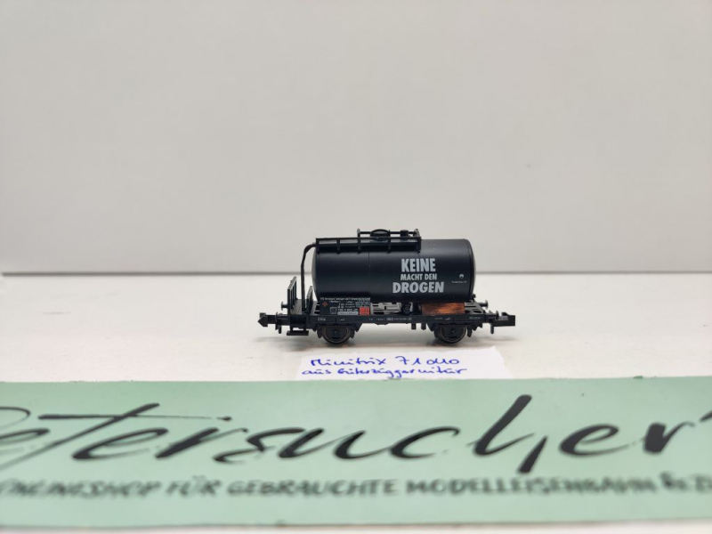 Minitrix N DC 71040 Kesselwagen "KEINE MACHT DEN DROGEN" / DB