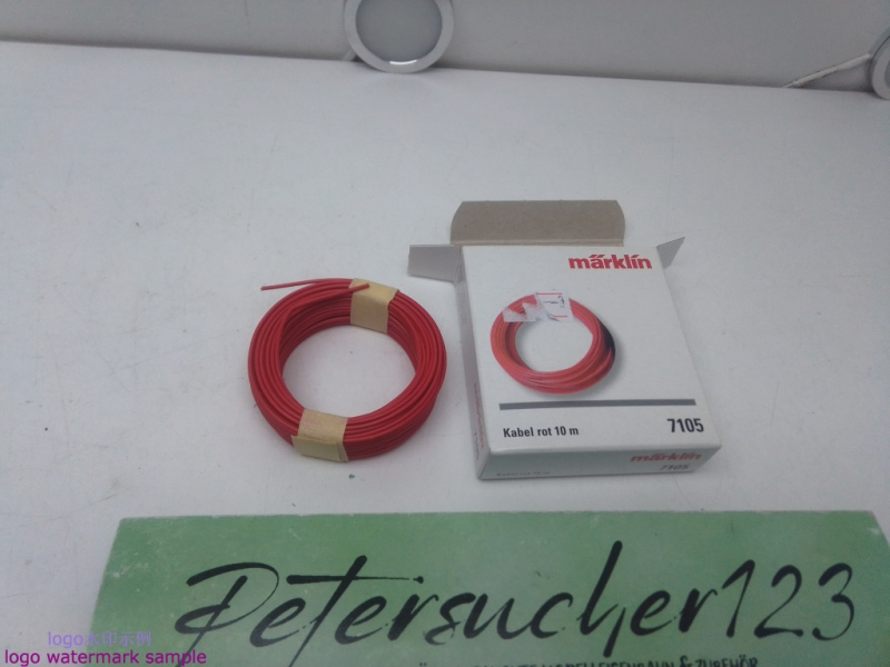 Märklin  7105 Kabel Rot 10 Meter / OVP