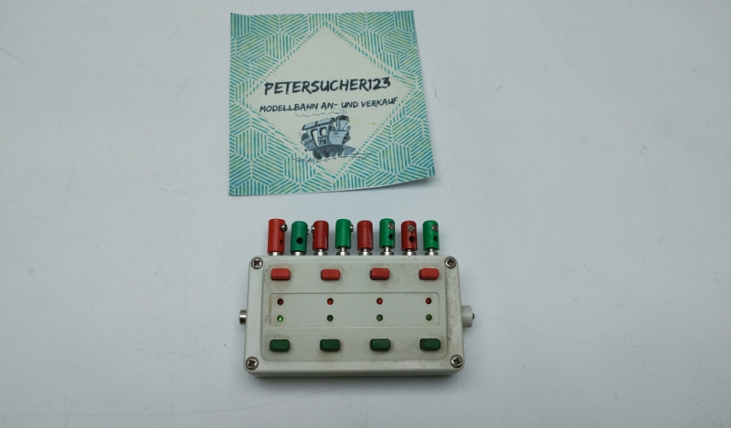 Märklin H0 7271 Stellpult + Rückmeldung  + Stecker Weiß