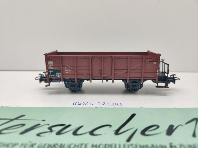 Märklin H0 AC Hochbordwagen 729 243 Om12 / NEM / DB