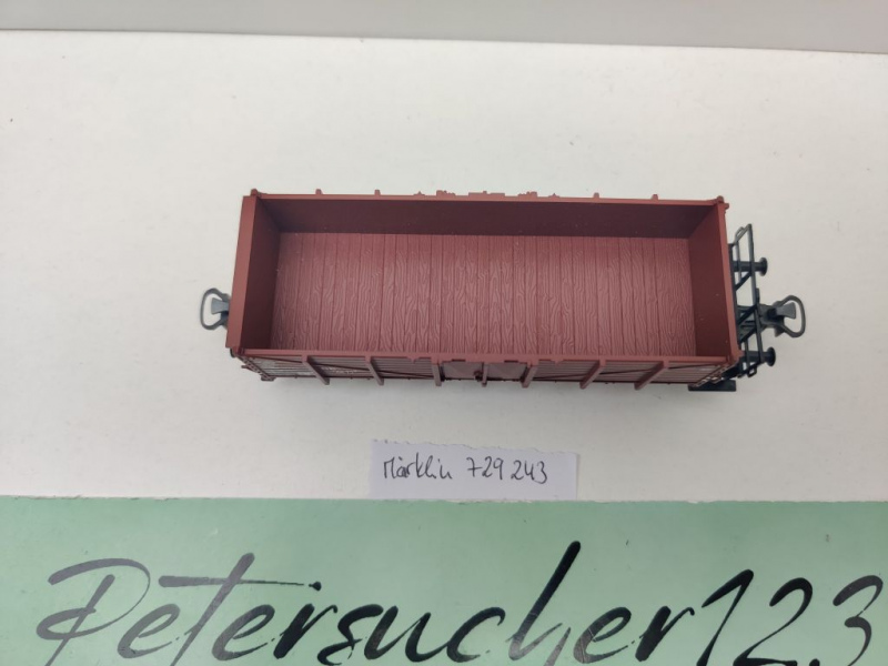 Märklin H0 AC Hochbordwagen 729 243 Om12 / NEM / DB