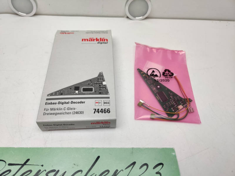 Märklin H0 74466 Mfx  Einbau - Decoder  C-Gleis / Für 24630 Drei Wege Weichen / OVP