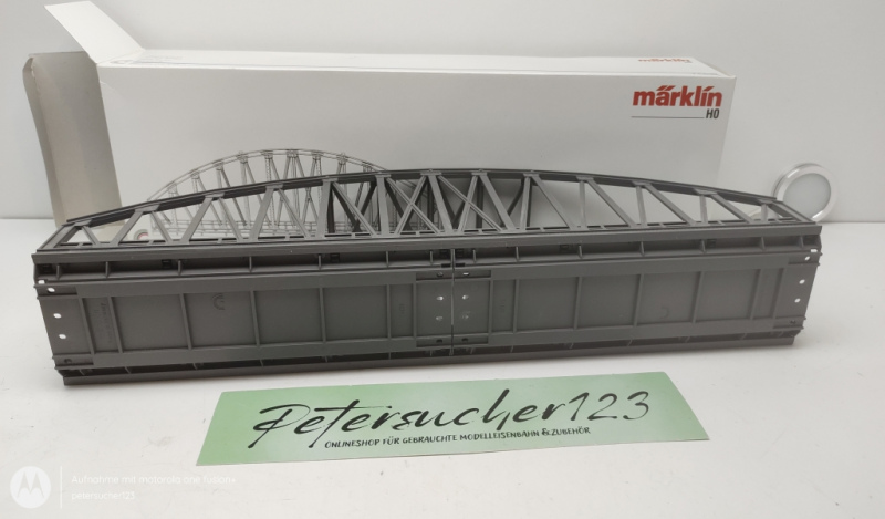Märklin H0 1 x Gitterbrücke gerade 360mm C-Gleis  74636 / OVP