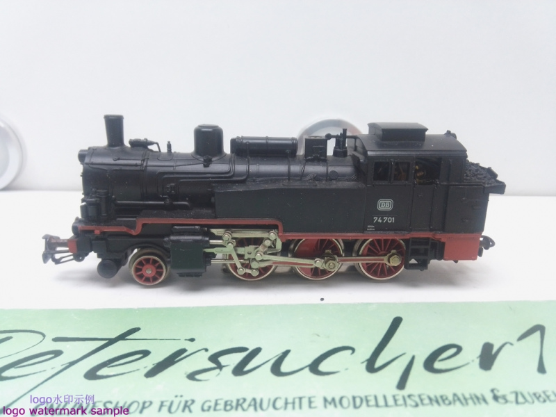 Märklin H0 AC  3095 / BR74 701 Dampflok / DB / Analog