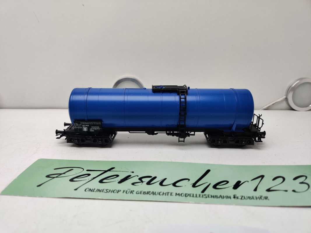 Märklin H0 AC 785 7 147-7 / 4-Achser Kesselwagen /  Blau / NEM / SBB