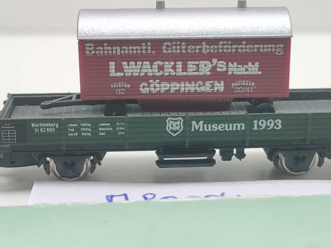 Märklin Z DC 80004 Museumswagen-Set 1993 "Wackler" Xl / K.W.St.E.