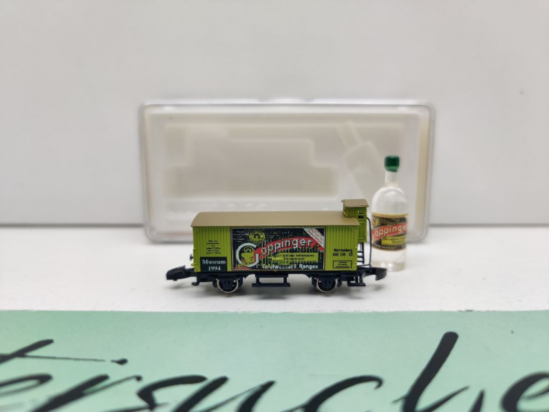 Märklin Z DC 80005 Museumswg'94 "Göppinger Tafelwasser" Gk / K.W.St.E. / OVP