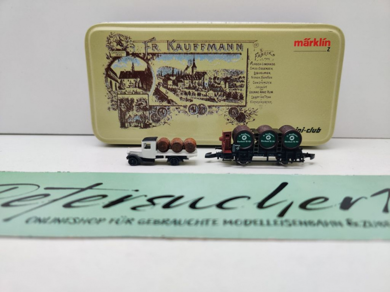 Märklin Z DC 80010 Faßwagen "Fr. Kauffmann" / Museumswg 1999 / K.W.St.E. / OVP
