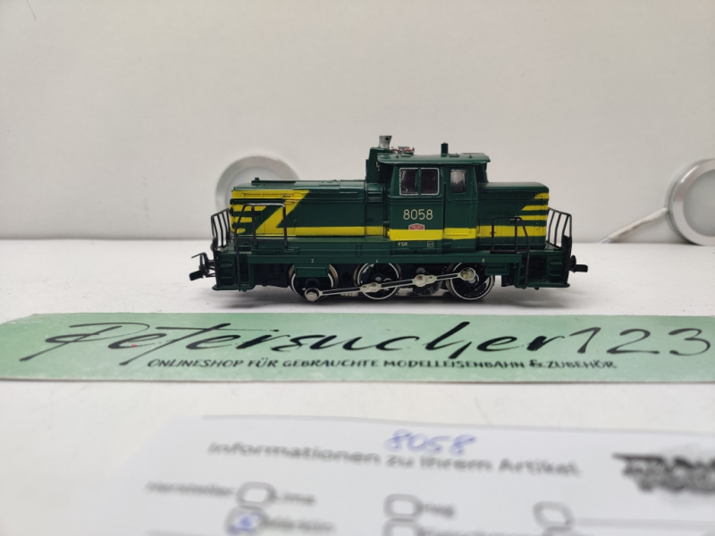 Märklin H0 AC 8058  Diesellok / FSR / Grün / Bastler / Defekt / Analog
