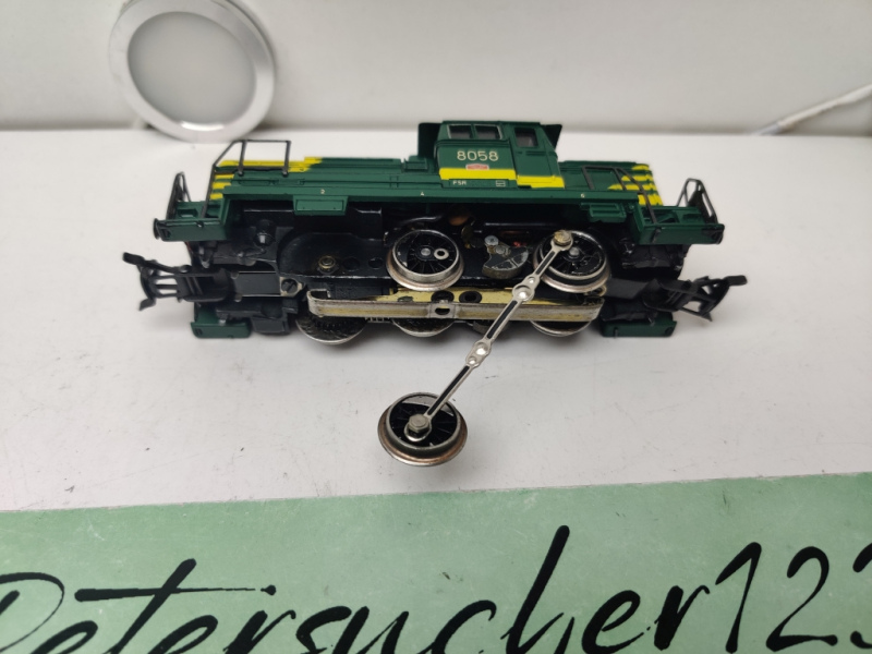 Märklin H0 AC 8058  Diesellok / FSR / Grün / Bastler / Defekt / Analog
