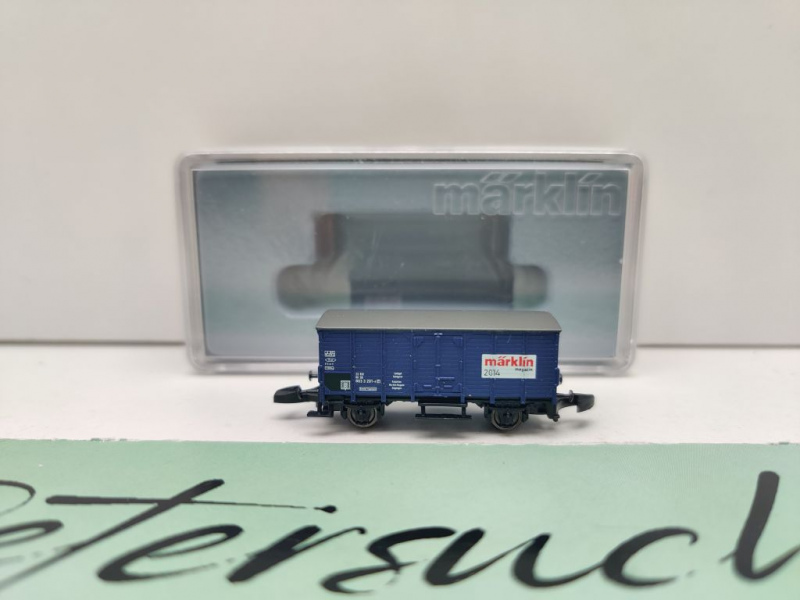 Märklin Z DC 80824 Magazin JW'14 "Behelfskühlwagen" Gkklms / DB / OVP