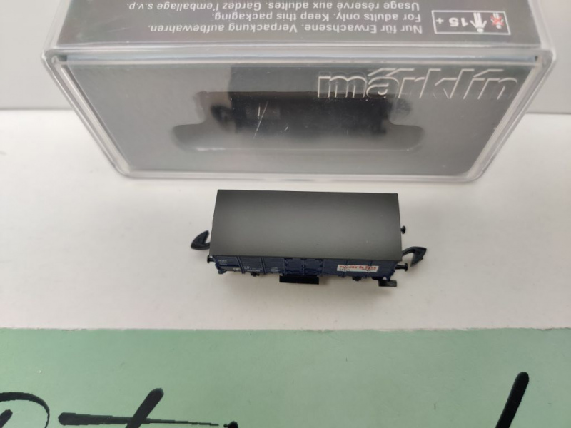 Märklin Z DC 80824 Magazin JW'14 "Behelfskühlwagen" Gkklms / DB / OVP