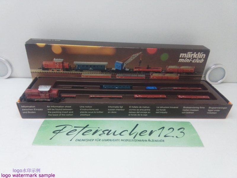 Märklin Z DC 8103 Märklin Gleisbauzug mit BR 260 / DB / OVP