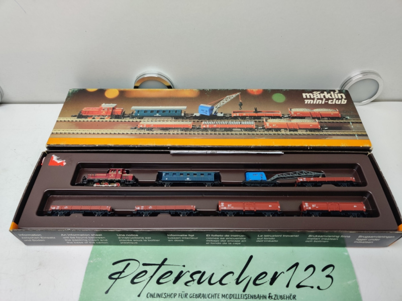 Mini Club / Märklin Z DC 8103 /  Märklin Gleisbauzug mit BR 260 / DB / Analog / OVP