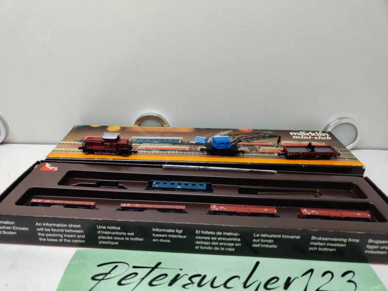 Mini Club / Märklin Z DC 8103 /  Märklin Gleisbauzug mit BR 260 / DB / Analog / OVP
