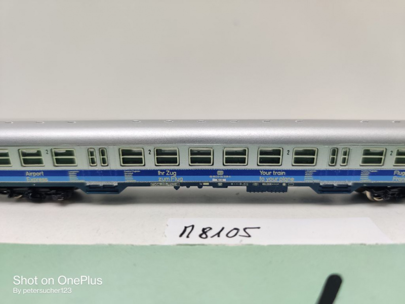 Märklin Z DC 8105 1x Nahverkehrswagen aus Set / 2.Kl / Bnb719 / DB