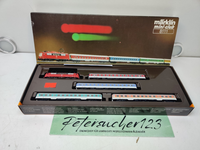 Märklin Z DC 8111  Spur Z „Demonstrationszug Farbkonzept / DB / OVP