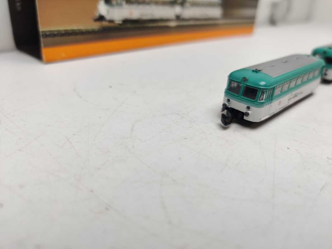 Märklin Z DC  8112 / zweiteiliges Dieseltriebzug-Set / "Schienenbus mit Steuerwagen" / DB / "Chiemgau-Bahn"/ Digital-Umbau / OVP