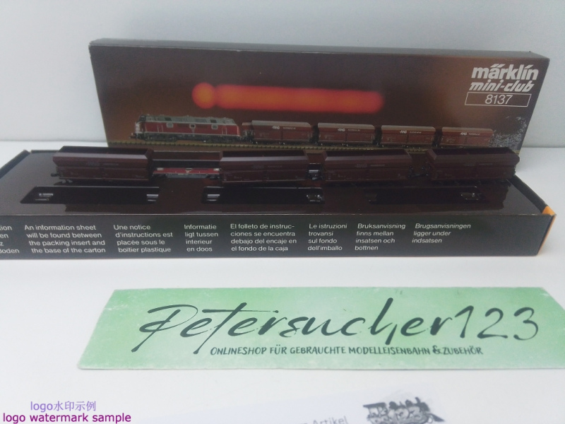 MÄRKLIN Z DC 8137 / „RAG-Güterzugset“ (Ruhrkohle AG) für den Kohlentransport / Digital / OVP
