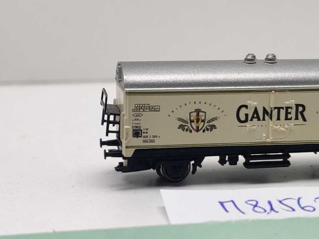 Märklin Z DC 81562 Kühlwagen "Ganter" Ichqrs377 aus Set / Privat - DB