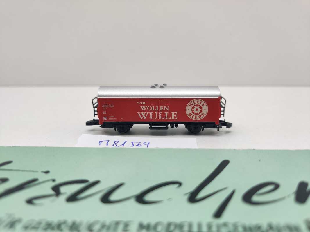 Märklin Z DC 81569 Kühlwagen "Wulle" Ichqrs377 aus Set / Privat - DB