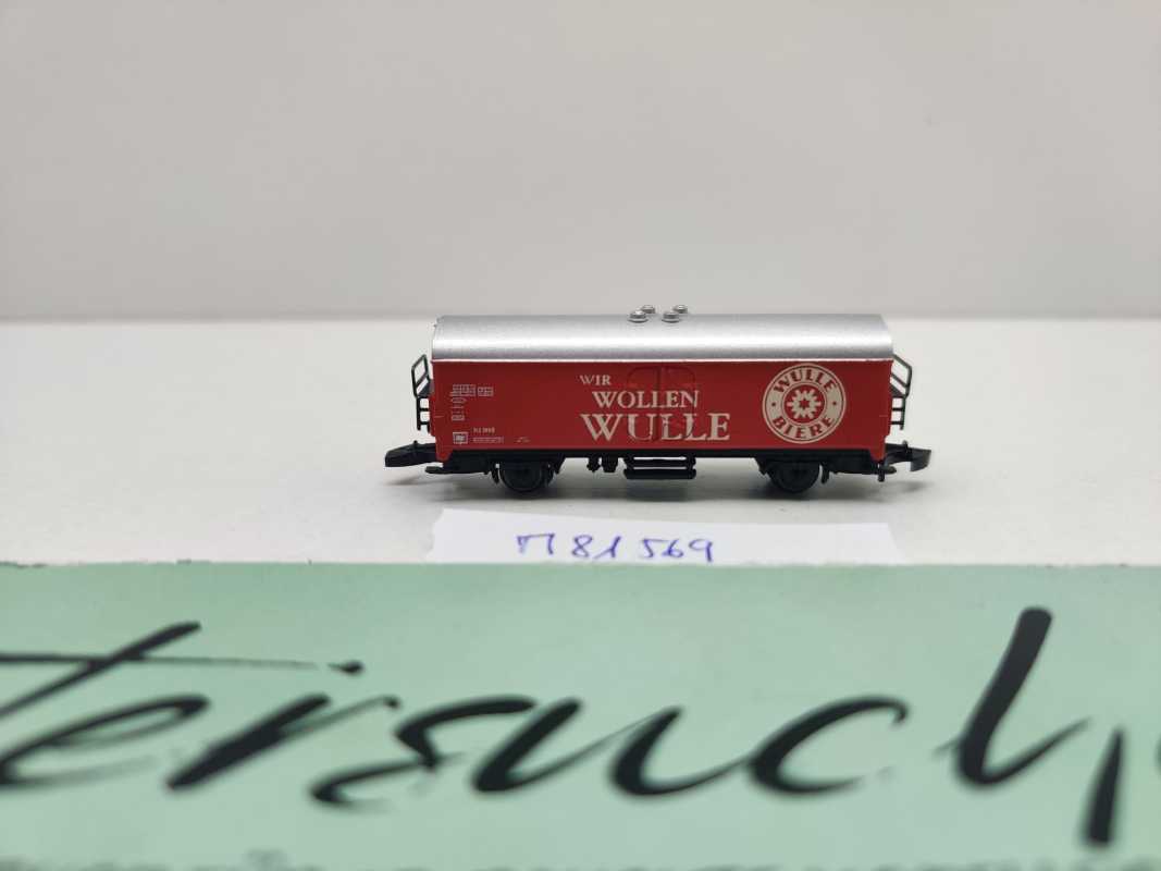 Märklin Z DC 81569 Kühlwagen "Wulle" Ichqrs377 aus Set / Privat - DB