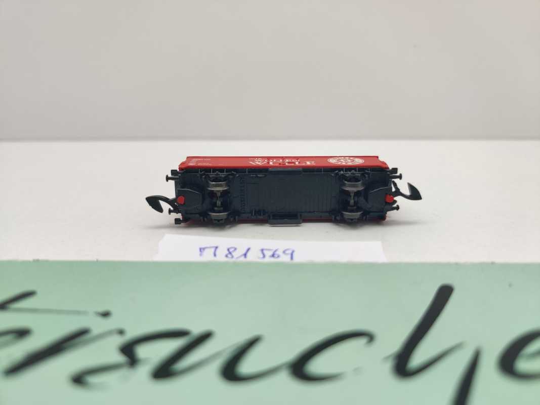 Märklin Z DC 81569 Kühlwagen "Wulle" Ichqrs377 aus Set / Privat - DB