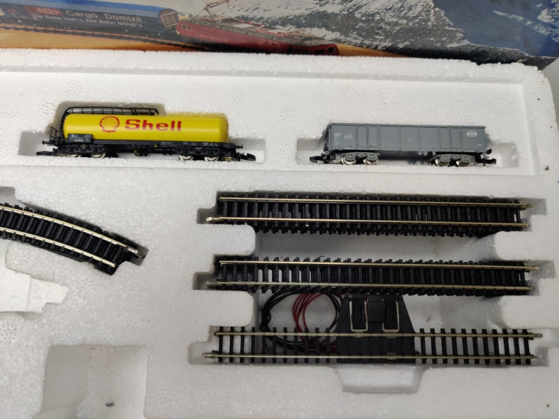 Märklin Z DC 8185 Starterset Schweiz SWISS SBB /  Re 4/4  / OVP