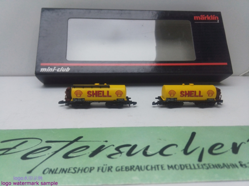 Märklin Z DC 82070 Kesselwagenset Shell / Gelb / 2 Anhänger / OVP