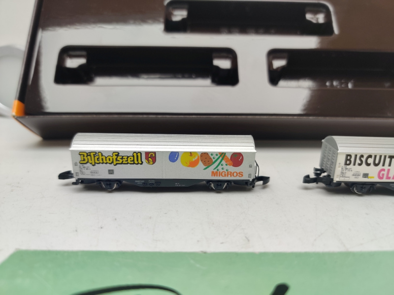 Märklin Z DC 8210 Wagen-Set MIGROS / 3-teilig / SBB / Epoche IV / OVP