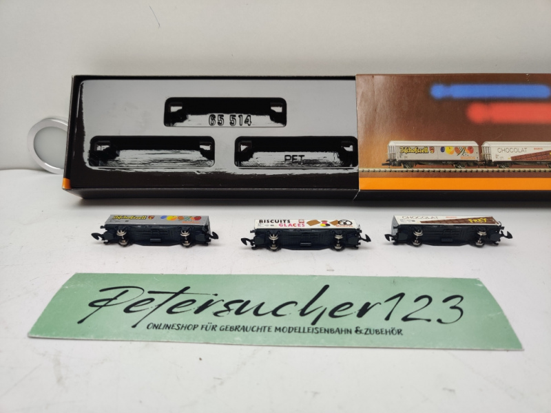 Märklin Z DC 8210 Wagen-Set MIGROS / 3-teilig / SBB / Epoche IV / OVP