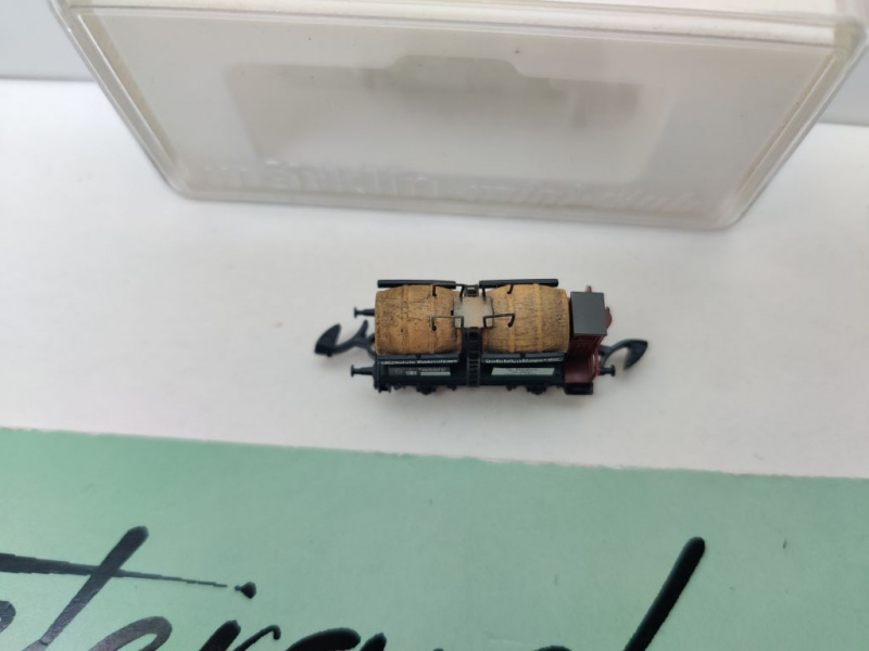 Märklin Z DC 82171 Weinfaßwagen "Weinkesselwagen Ges." / K.P.E.V. / OVP