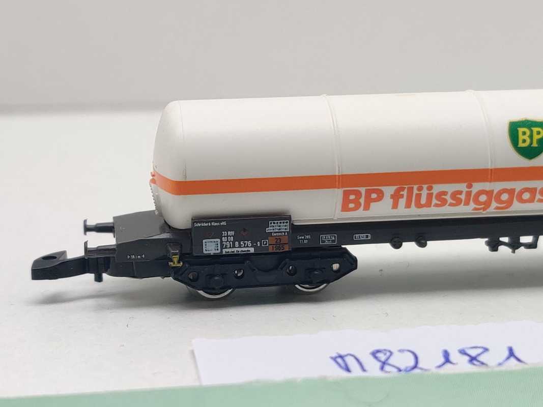 Märklin Z DC 82181 Druckgas-Kesselwagen "BP-Flüssiggas" / DB