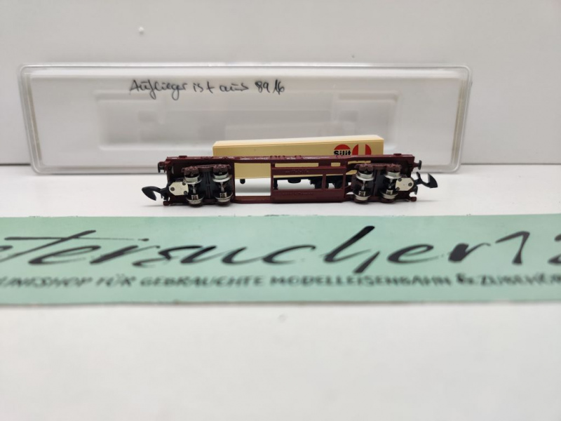 Märklin Z DC 82280 Huckepackwagen Auflieger Silit / Sdgkms707 / DB / ErsatzVP