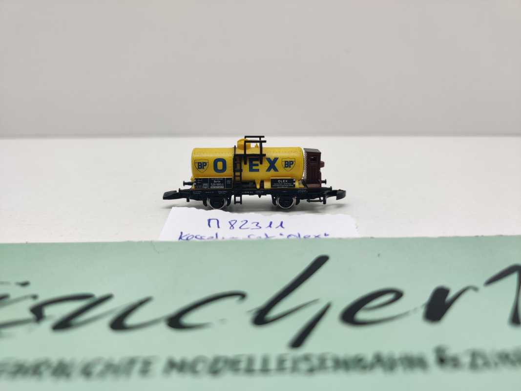Märklin Z DC 82311-3 Kesselwagen mit Bremserhaus "Olex" aus Set / Privat