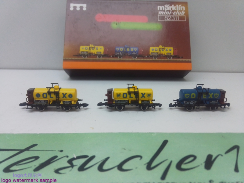 Märklin Z DC 82311 Kesselwagen-Set "OLEX" / 3 Anhänger / OVP