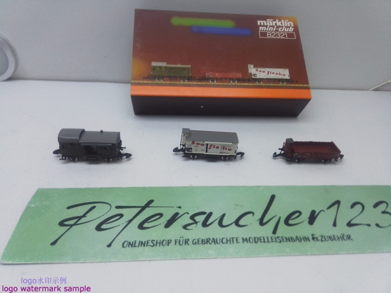 Märklin Z DC 82321 Güterwagen-Set DRG / 3 Anhänger / OVP
