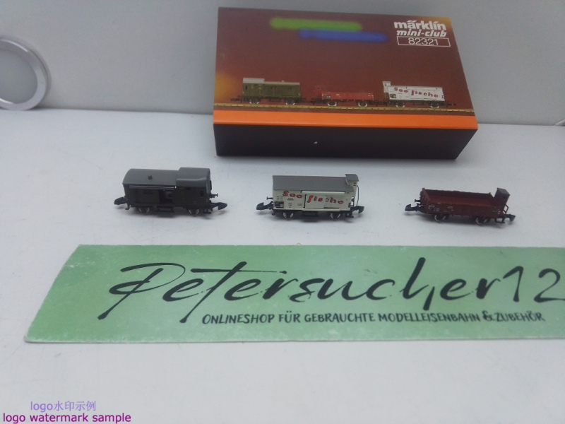 Märklin Z DC 82515 Güterwagen-Set / 3 Anhänger / OVP