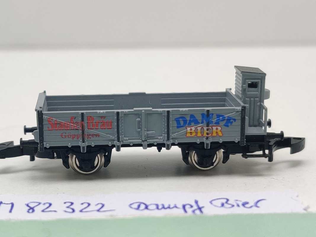 Märklin Z DC82322 off Güterwagen "Dampfbier" O10 / MoBa-Treff