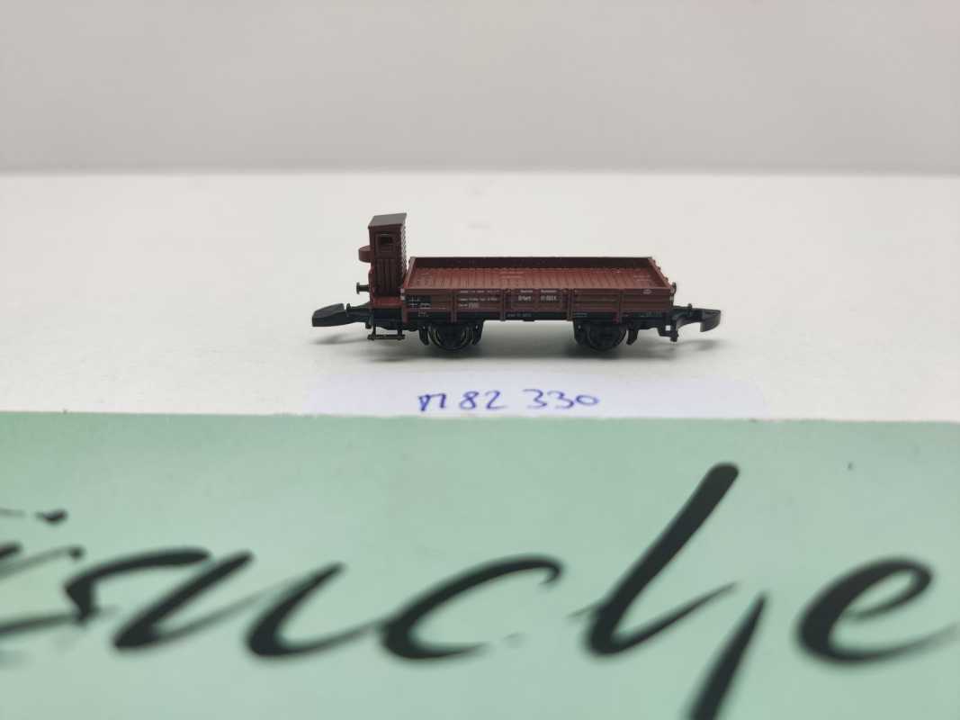 Märklin Z DC82330 Niederbordwagen Bremserhaus X Erfurt / DRG